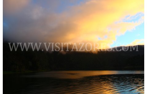 Sunset in Sete Cidades Lake