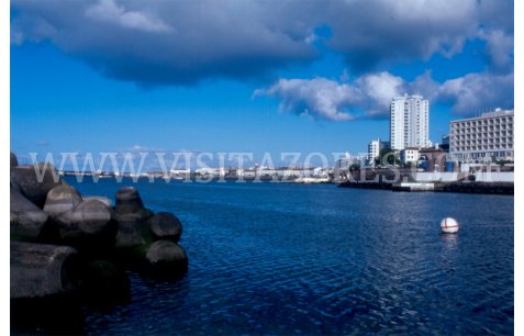 View from the Ponta Delgada Marina 