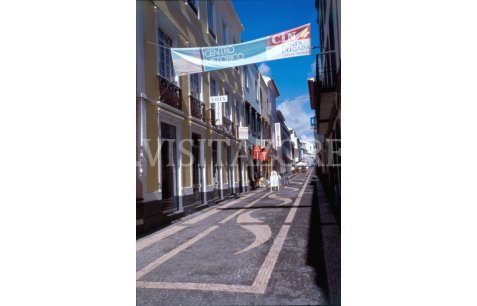 Street in  Ponta Delgada